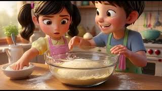 🍕✨ Leo & Mia’s Kitchen Tales | Episode 2: The Magic of Mini Veggie Pizzas screenshot 2