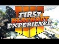 BLACKOUT FIRST GAME &amp; FIRST WIN! | COD BO4 BR GAMEPLAY | SNIPING, ZOMBIES, RAY GUN, NUKETOWN, RAID