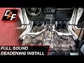 Full Interior Sound Treatment = BETTER SOUND! - JEEP Build - CarAudioFabrication