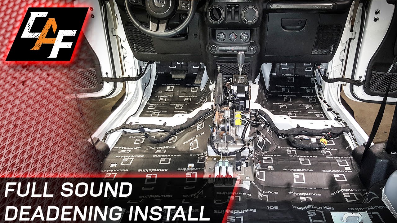 Full Interior Sound Treatment = BETTER SOUND! - JEEP Build -  CarAudioFabrication - YouTube