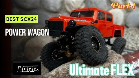 SCX24 Ultimate Powerwagon Build - Comparison of stock and Upgraded Part 1