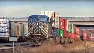 CP AC4400CWM Rebuilds Lead CP 112 With CEFX 1027 END DPU At Keith Alberta