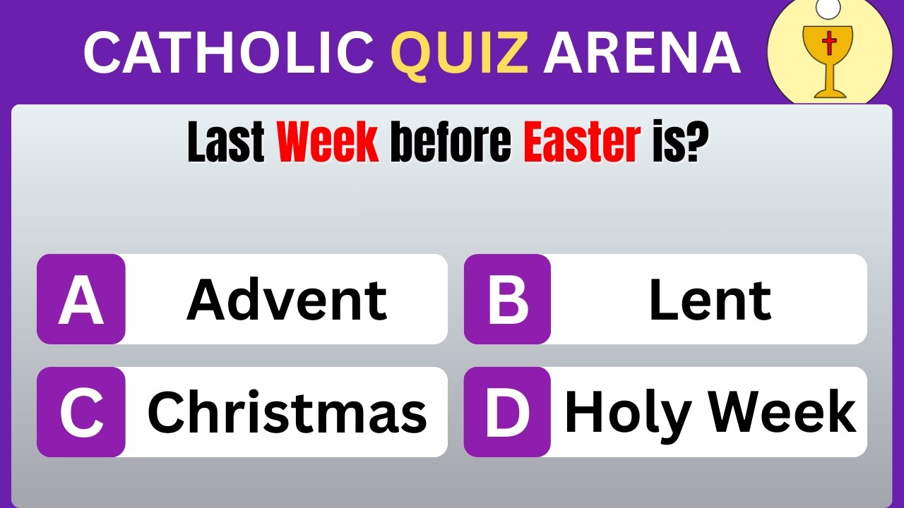 40 Days of Lent Catholic Quiz Challenge: What Do You Really Know? | Trivia Marathon Challenge!