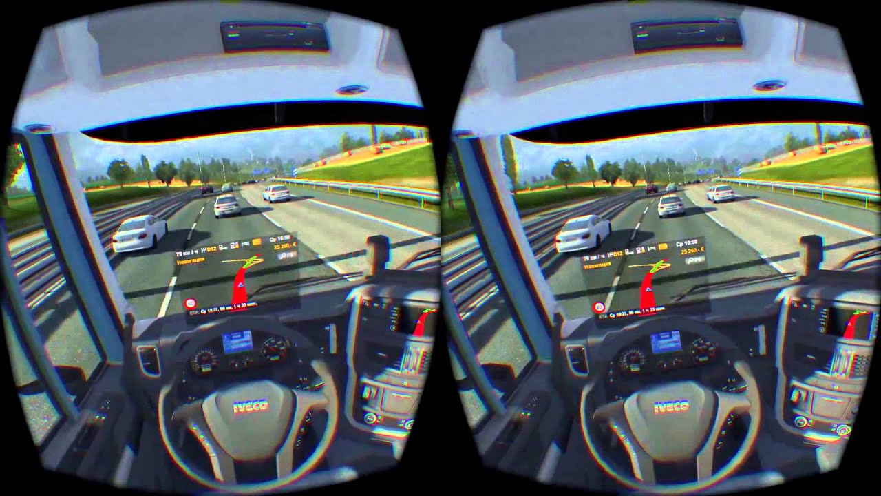 Euro Truck Simulator 2. Gameplay [Oculus rift DK2] - YouTube