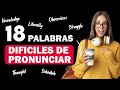 ¿PUEDES PRONUNCIAR ESTAS PALABRAS? 😱| 18 PALABRAS DIFICILES DE PRONUNCIAR EN INGLÉS 👅