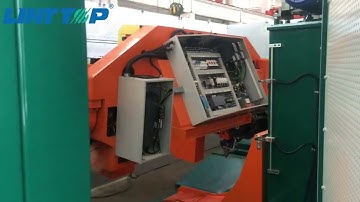 High-speed and efficient 1250 Double Twist Stranding Machine.#linttop #cablemachine #turnkeyproject