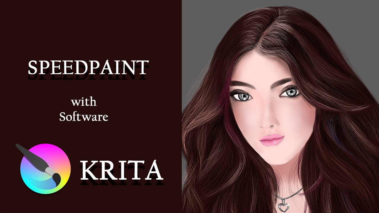 How To Paint In Krita Digital Art Speedpaint YouTube