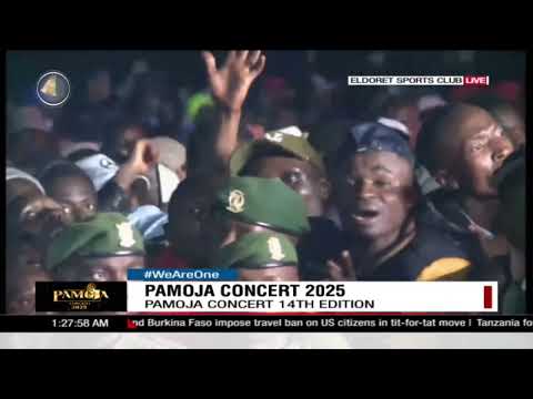 SAMMY G PERFORMING LIVE AT PAMOJA CONCERT CROSSOVER IN ELDORET SPORTS CLUB.