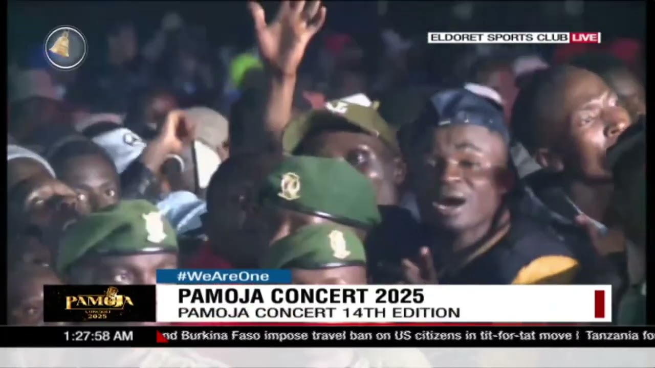 SAMMY G PERFORMING LIVE AT PAMOJA CONCERT CROSSOVER IN ELDORET SPORTS CLUB.