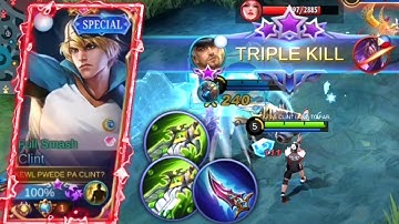 WTF CLINT NEW PAINTED SKIN HAS BUG DAMAGE?! | 2x BLADE OF DESPAIR BUILD! | MLBB