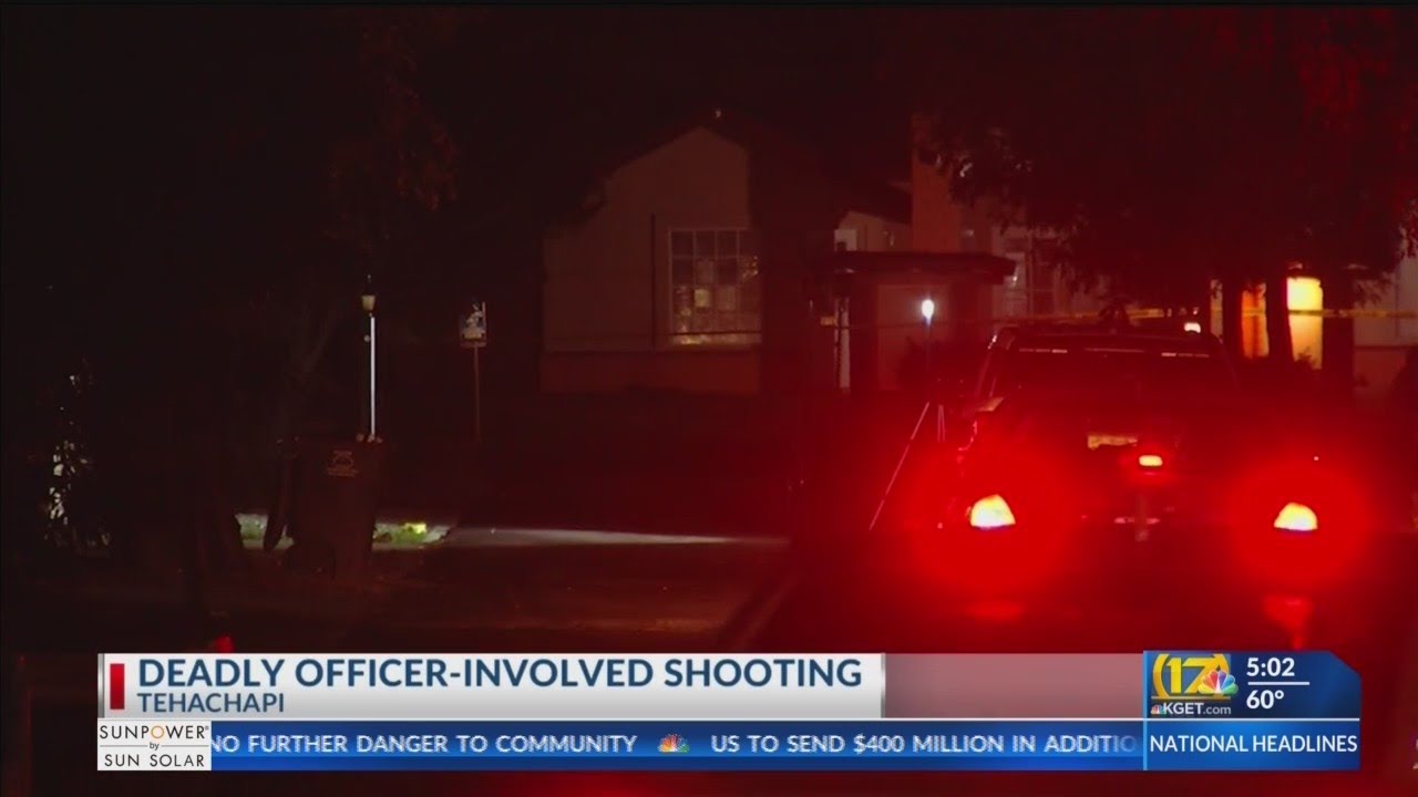 Tehachapi PD, KCSO deputies shoot, kill man armed with knife at