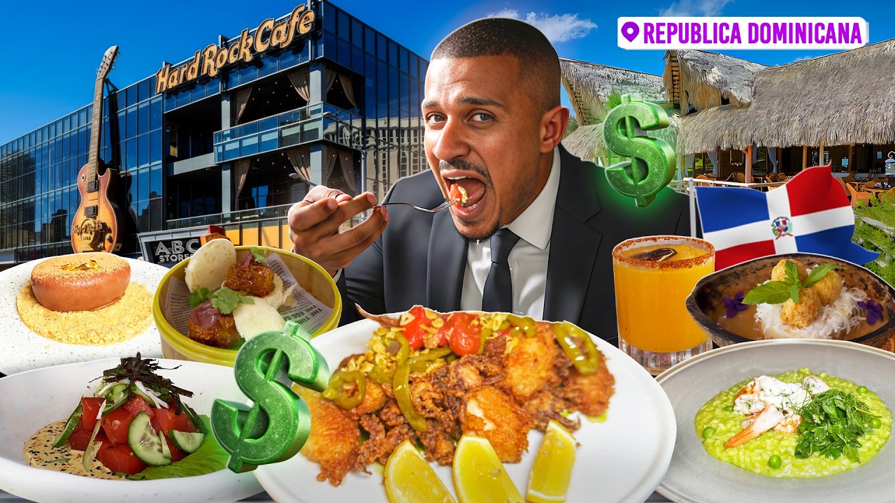 Así es la comida en los restaurantes MÁS CAROS de Punta Cana