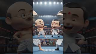 GANDHI V/S NATHUU | TRAILER | GeoRumble 🥊 (Animated WWE Parody ) #GeoRumble #FunnyPolitics #Shorts