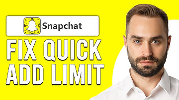 How To Fix Quick Add Limit On Snapchat (How To Refresh Quick Add Limit On Snapchat)