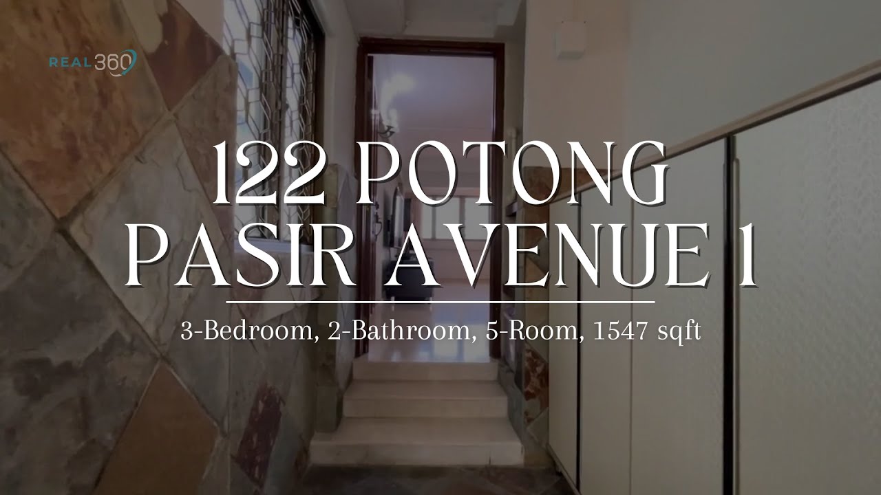 Potong Pasir Avenue 1: 3-Bedroom HDB Flat | Virtual Tour by Real360