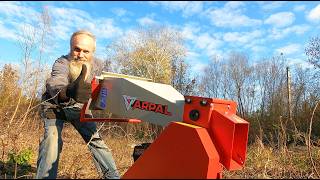Сlearing the Land with ARPAL Wood Chipper around our old Abandoned $1,000 House | EP29