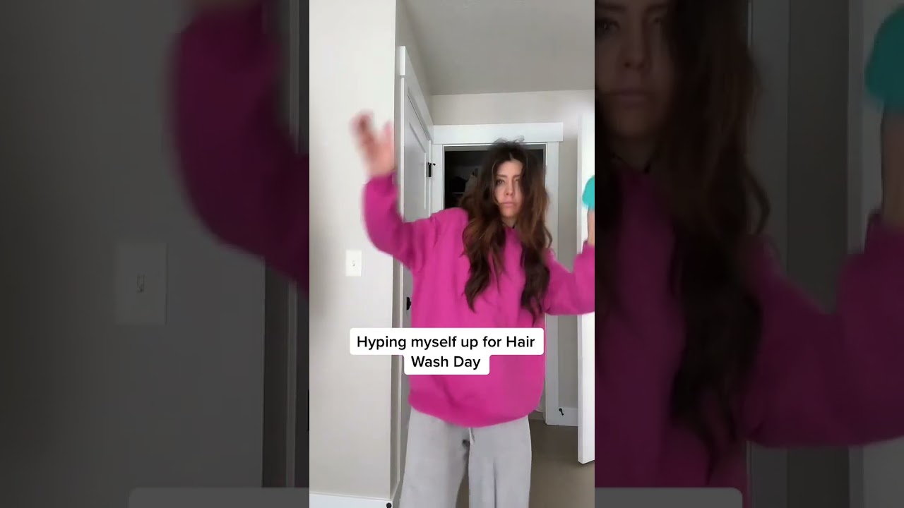 I have to hype myself up for hair wash day 🫠 