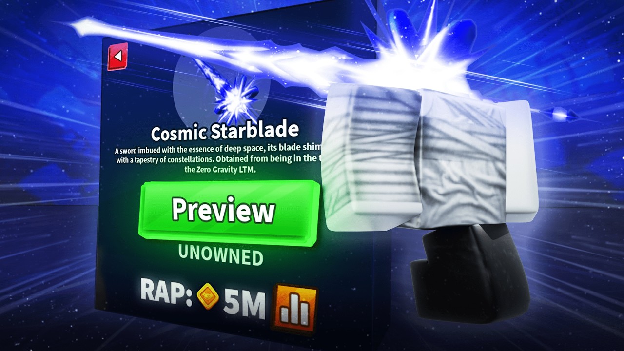 I Traded 8 MILLION Rap For The Cosmic StarBlade In Blade Ball..