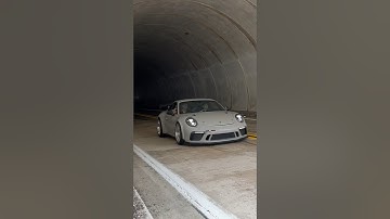 911 GT3 Tunnel Downshifts! #porsche #supercars #911gt3