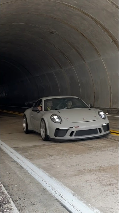 911 GT3 Tunnel Downshifts! #porsche #supercars #911gt3