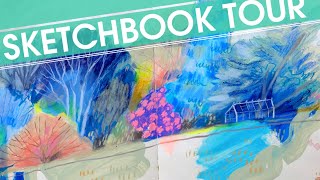 Filling every gap in my sketchbook & SKETCHBOOK TOUR