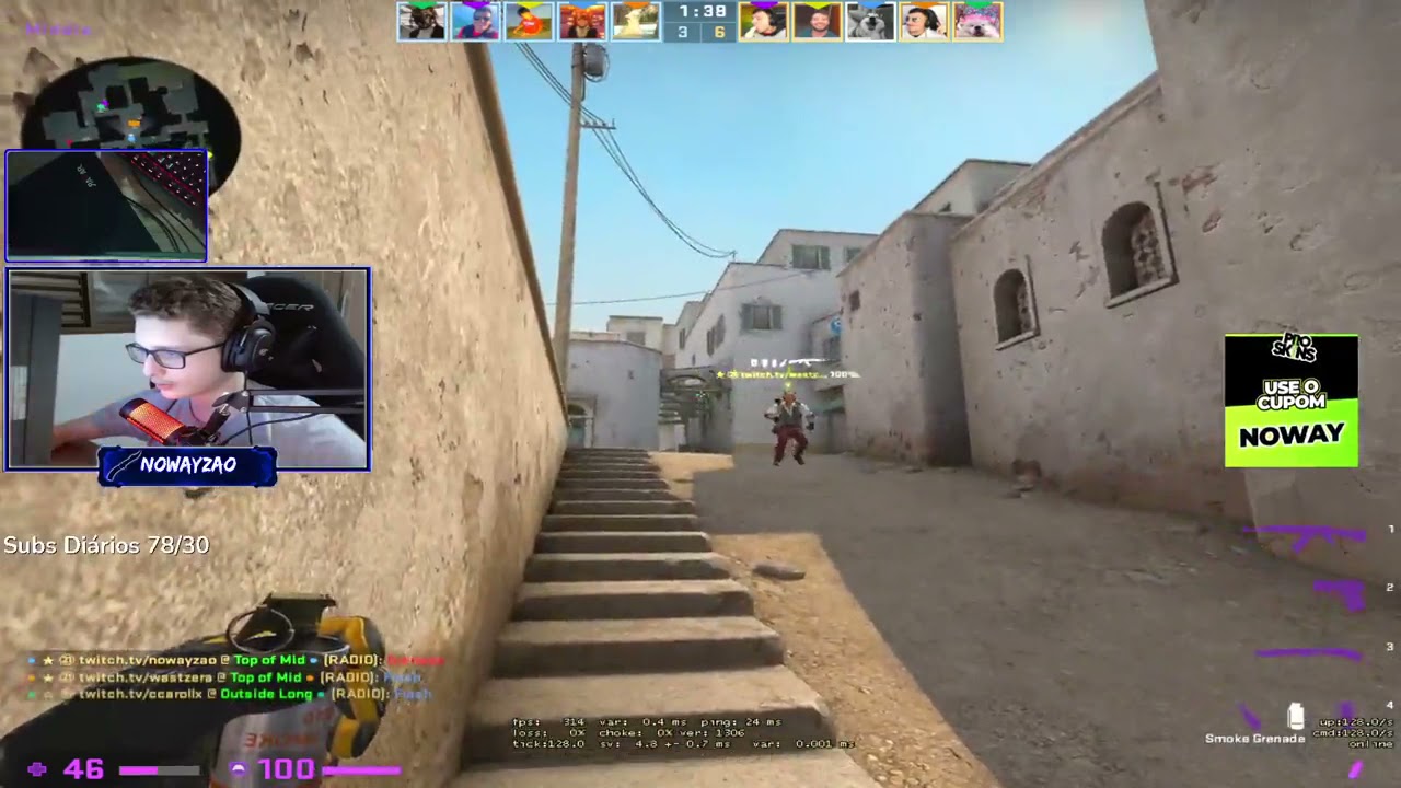 NOWAY ENSINA SMOKE ROUBADA!!