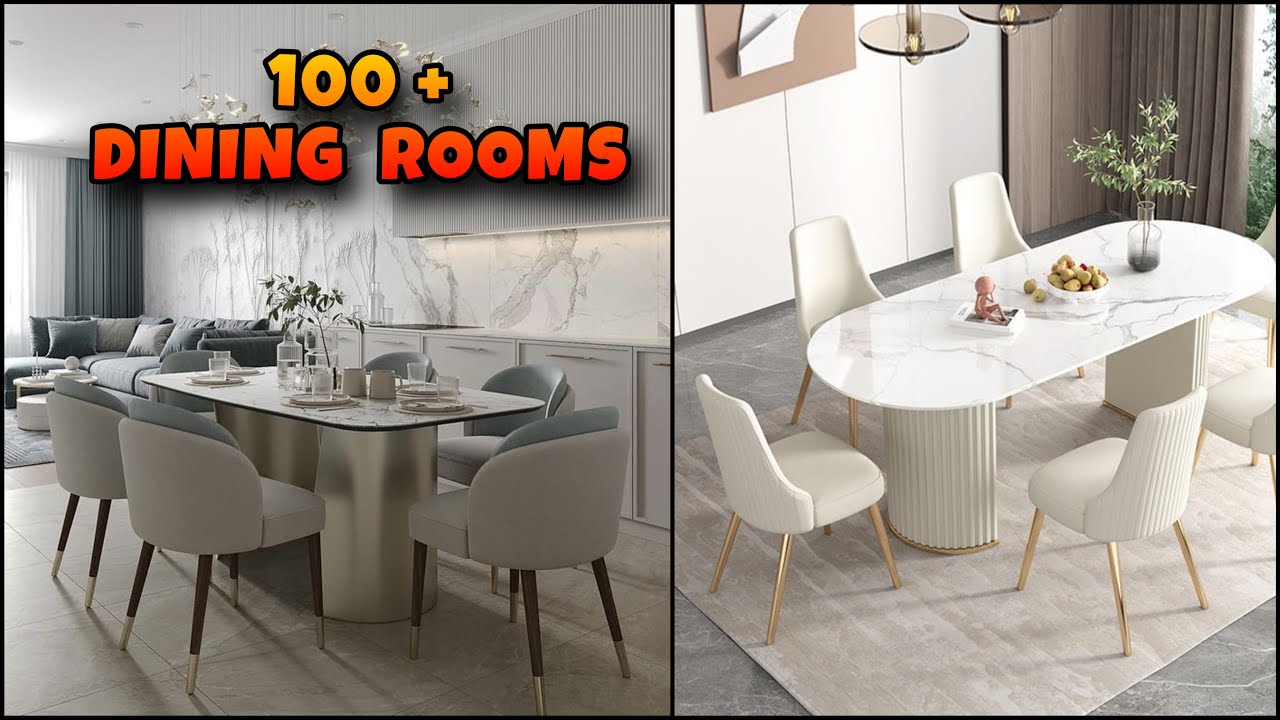 100 Dining Room Design Ideas 2025 | Beautiful Dining Table Design ...
