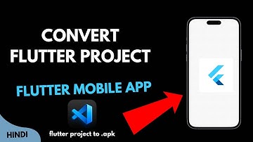 How to Convert Flutter Mobile App | Flutter Project to Apk | Android Apk from Flutter App in VS Code