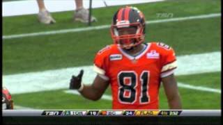 Geroy Simon 51 yard reception from Casey Printers - September 11, 2010