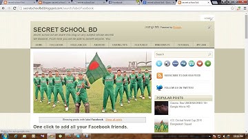 How to Accept all your Friend Request with One Click 2015 Bangla Tutorial