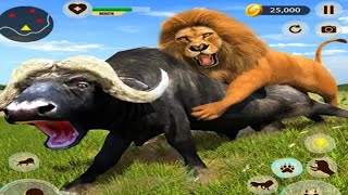 Offline Lion 🦁 Simulator Game||Lion Games Animal Simulator 3D,, Android gameplay screenshot 4