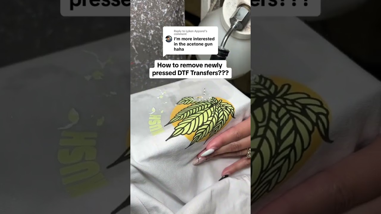 DTF Transfer GONE WRONG?! How to Fix a Printing Mistake in SECONDS!