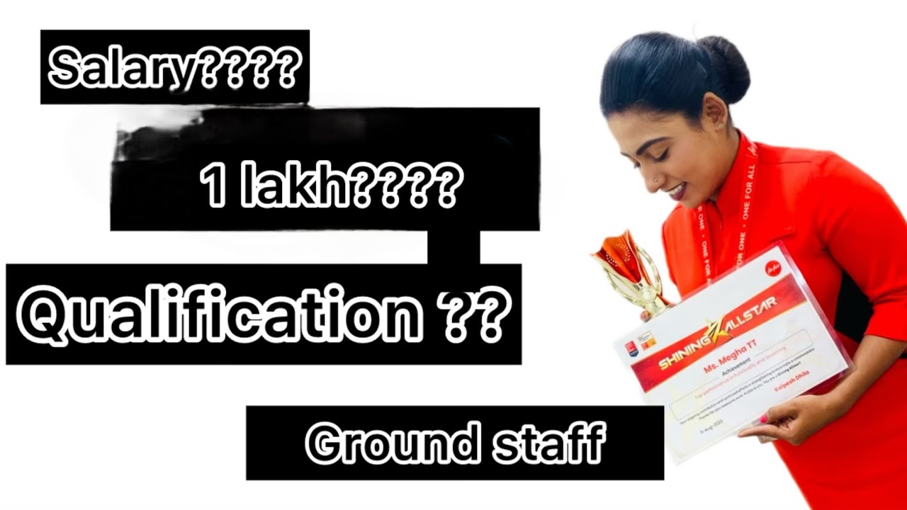 How to become a airport ground staff | qualification |salary| aviation ...