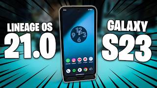 A PRIMEIRA CUSTOM ROM PARA O GALAXY S23! | PERFORMANCE INCRÍVEL E BAIXO USO DE RAM | Lineage OS 21.0