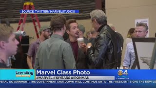 Marvel Releases Class Photo On 10th Anniversary Of Iron Man