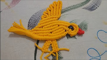 Macrame bird 🕊️ tutorial.