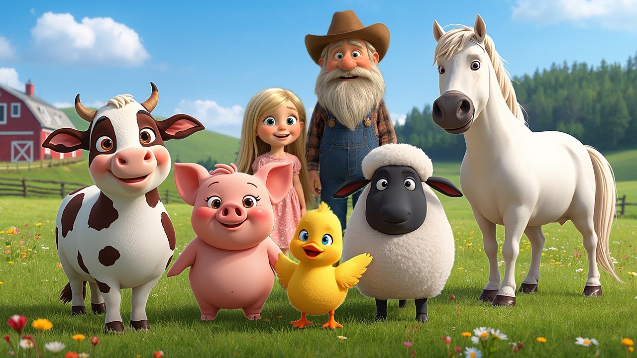 Old MacDonald Had a Farm | Nursery Rhymes & Kids Songs | Tiny Tunes | Sing-Along & Learning Fun!