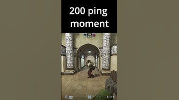 200 ping moment #cs2 #shorts