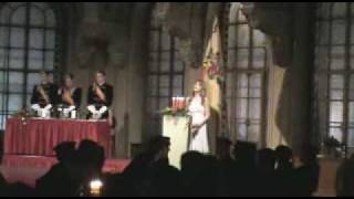 Mariella Luger sings &quot;Stille Nacht, heilige Nacht&quot;, Palais Ferstel