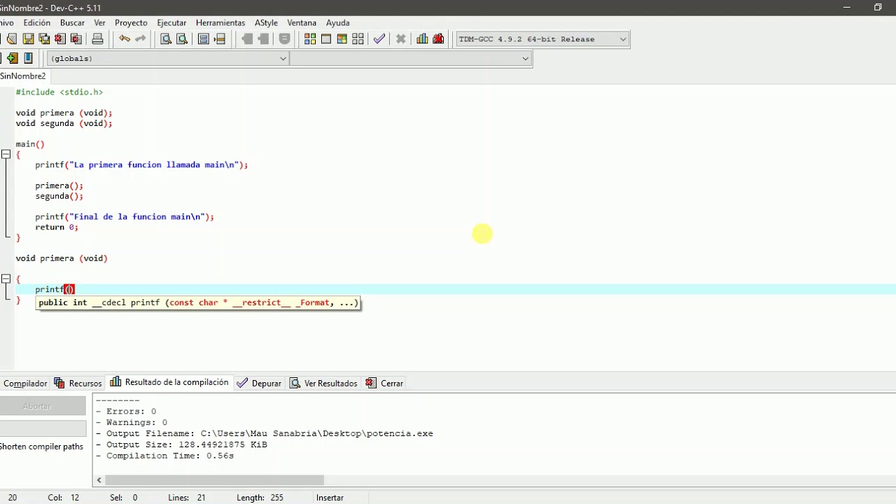 Dev c++ // Codigo ASCII. - YouTube
