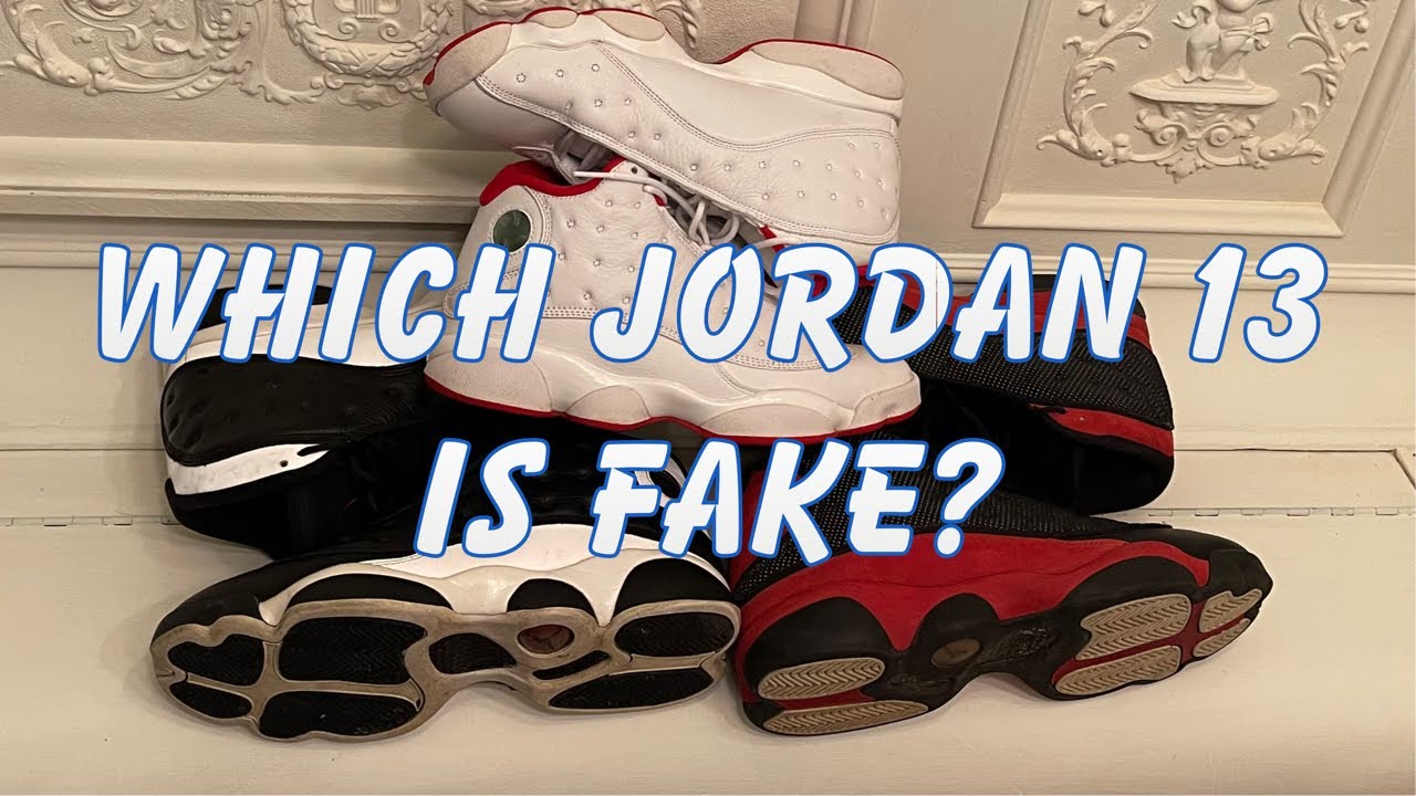 Какие Jordan 13 поддельные? 