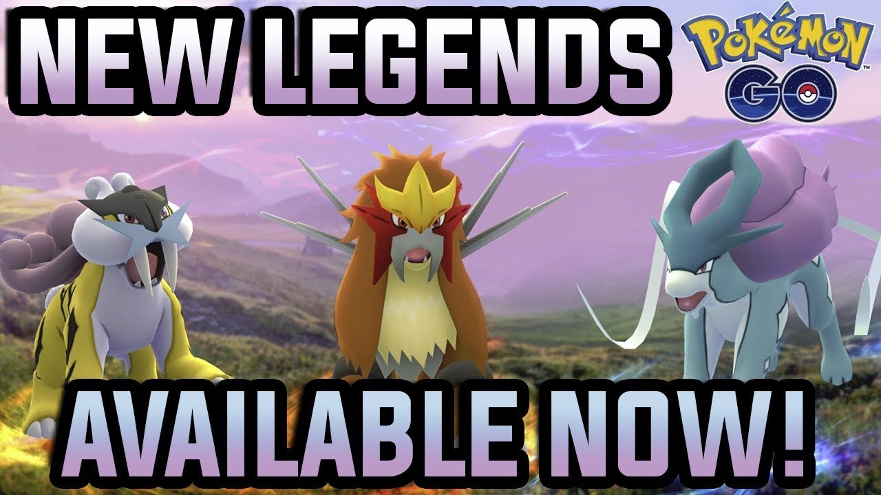 Pokemon Go Adds Gen 2 Legendary Pokemon Raikou, Entei, and Suicune