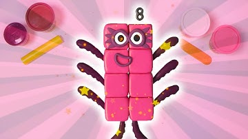 Numberblocks | Learn Numbers with Play-Doh - Number 8 | Learn with Play-Doh
