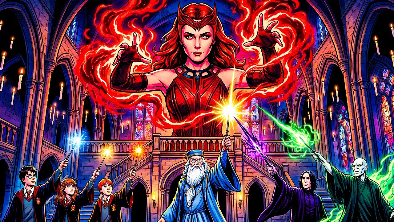 What If Scarlett Witch Arrived In Hogwarts (Harry Potter)?