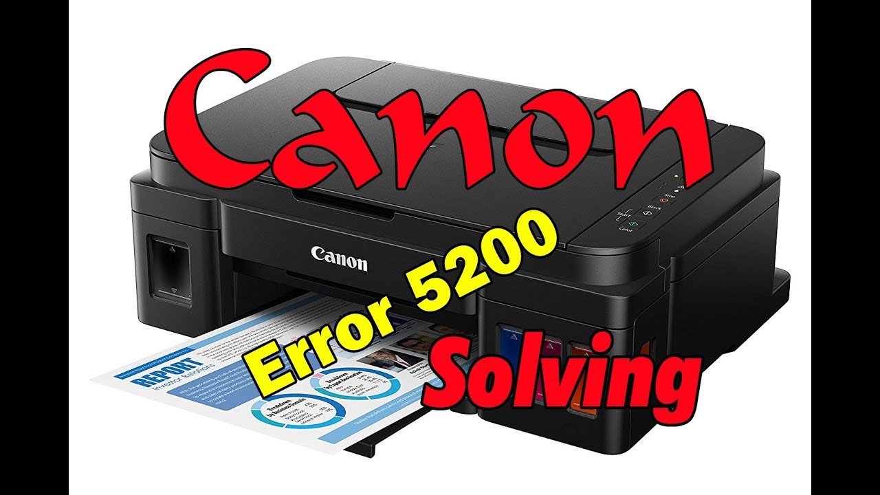 Canon G2000 Error Easy to - YouTube