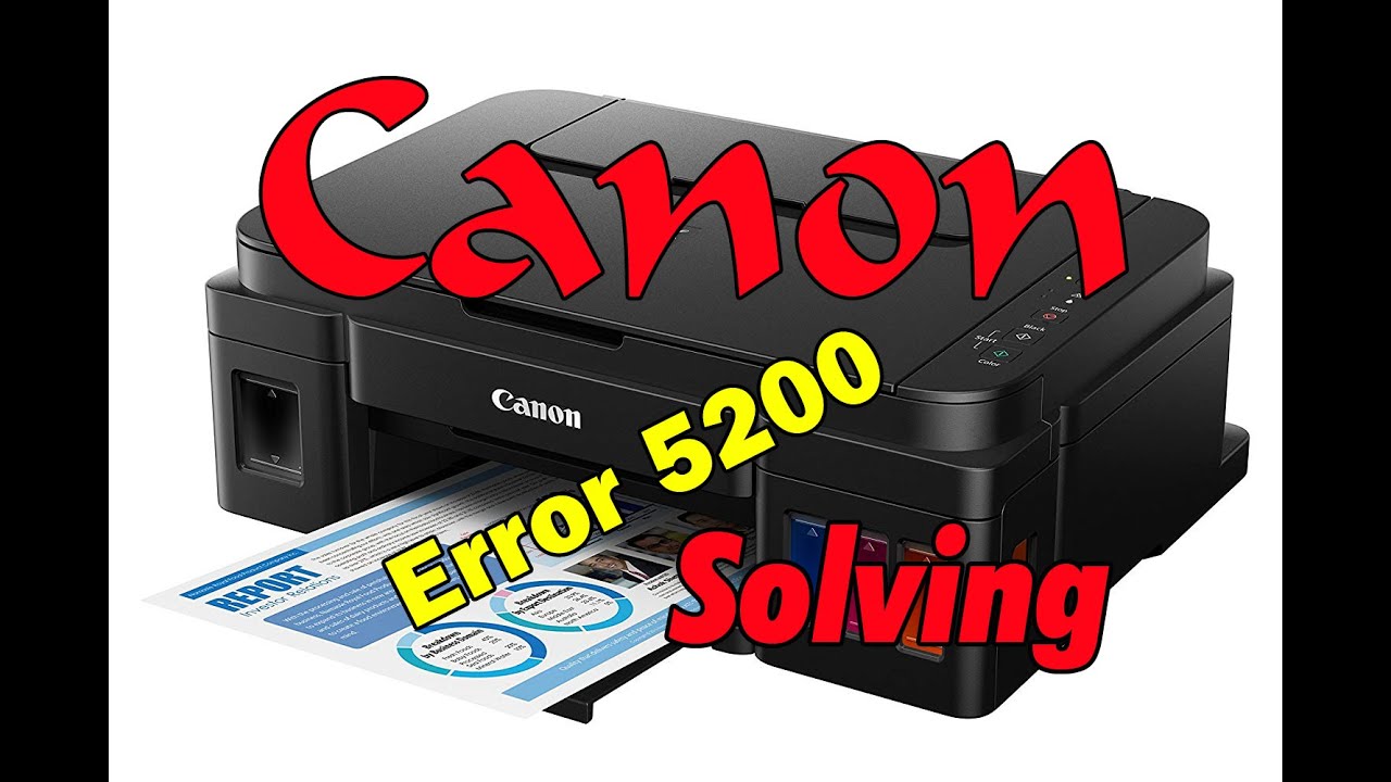 Canon pixma ошибка 5200