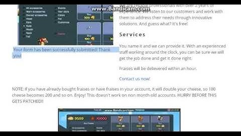 Transformice mega hack fraises/fresas/strawberries and cheese/queso