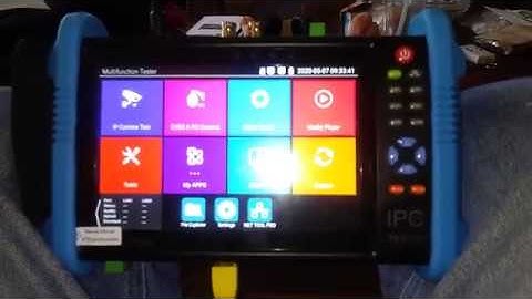 Seesii Video Monitor Network Tester doing IP Scan of Network. ethernet LAN node