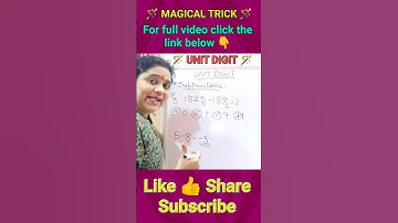 UNIT DIGIT | Magical Trick For Simplifications in Telugu | RRB | RBI | IBPS | SBI | #shorts #viral