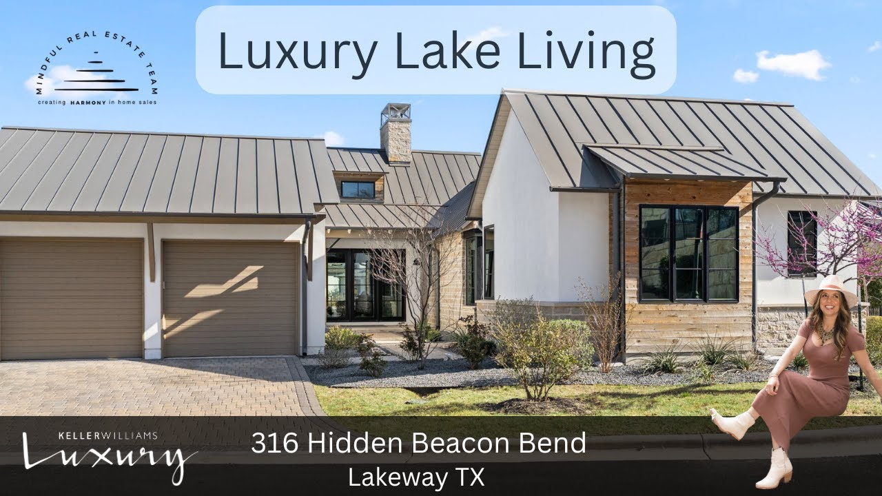 Just Listed in Lakeway, TX - Lock & Leave Luxury Home - 316 Hidden Beacon Bend